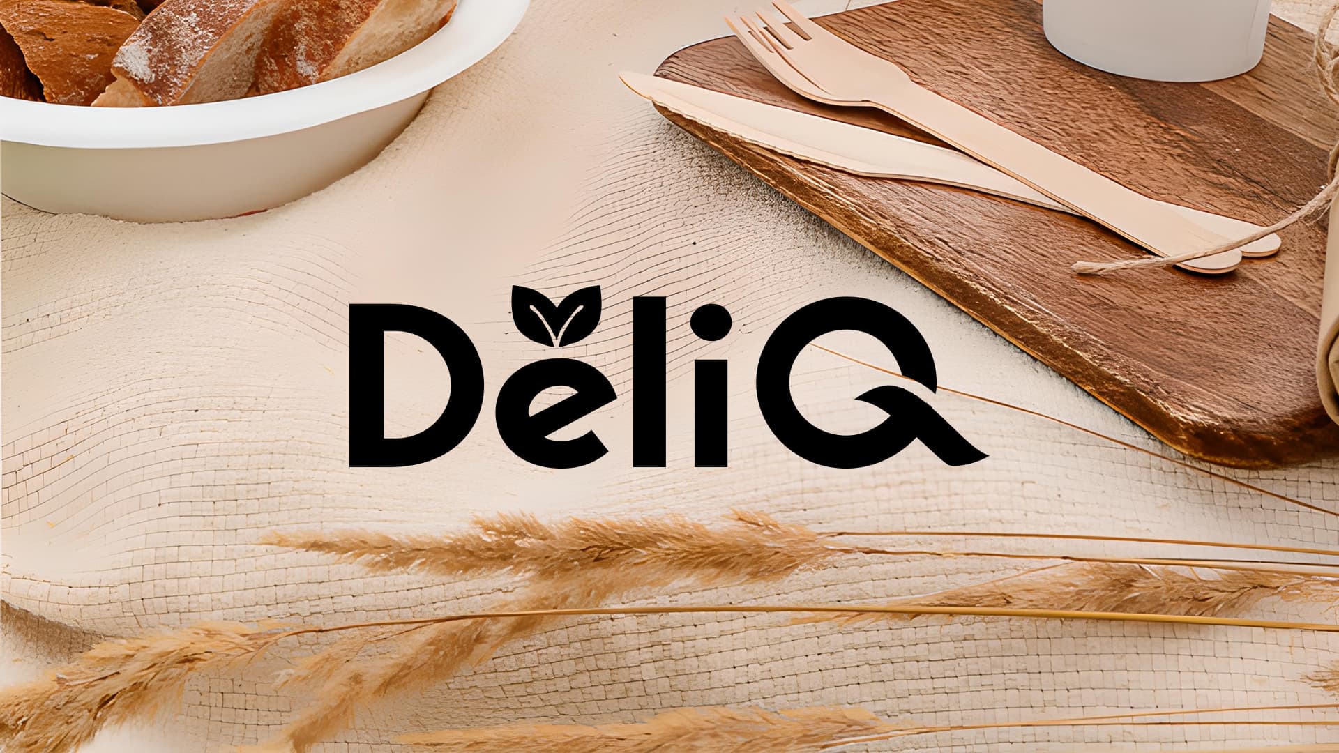Miljöbild med DeliQ logo