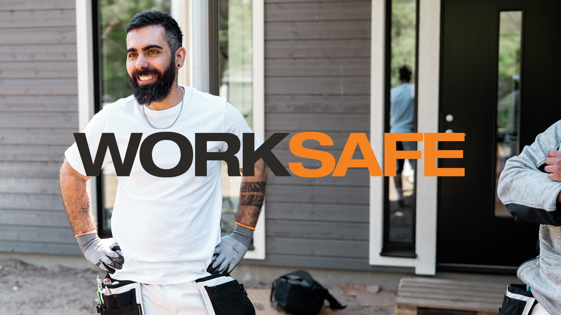 Miljöbild med Worksafe logo